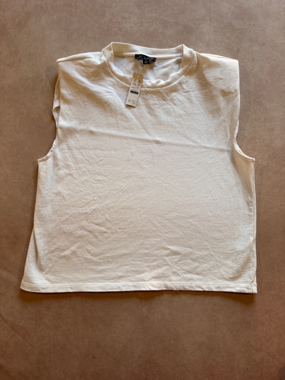J. Crew Structured muscle T-shirt in mariner cotton • size medium • NWT • BY399